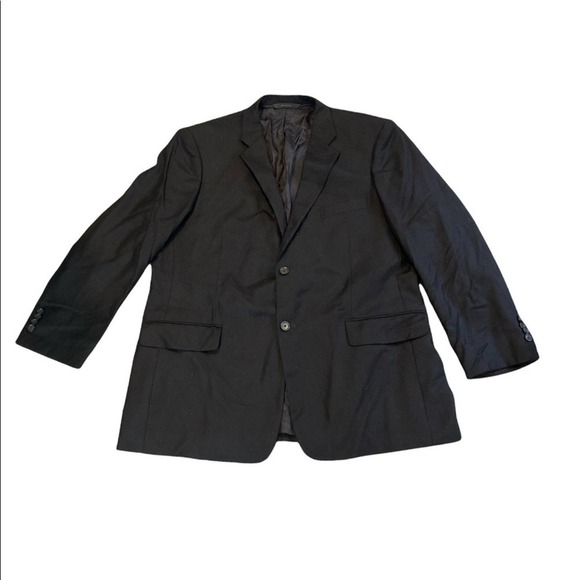 Loro Piana Black Cashmere Button Down Blazer Jacket 46R - Picture 2 of 10